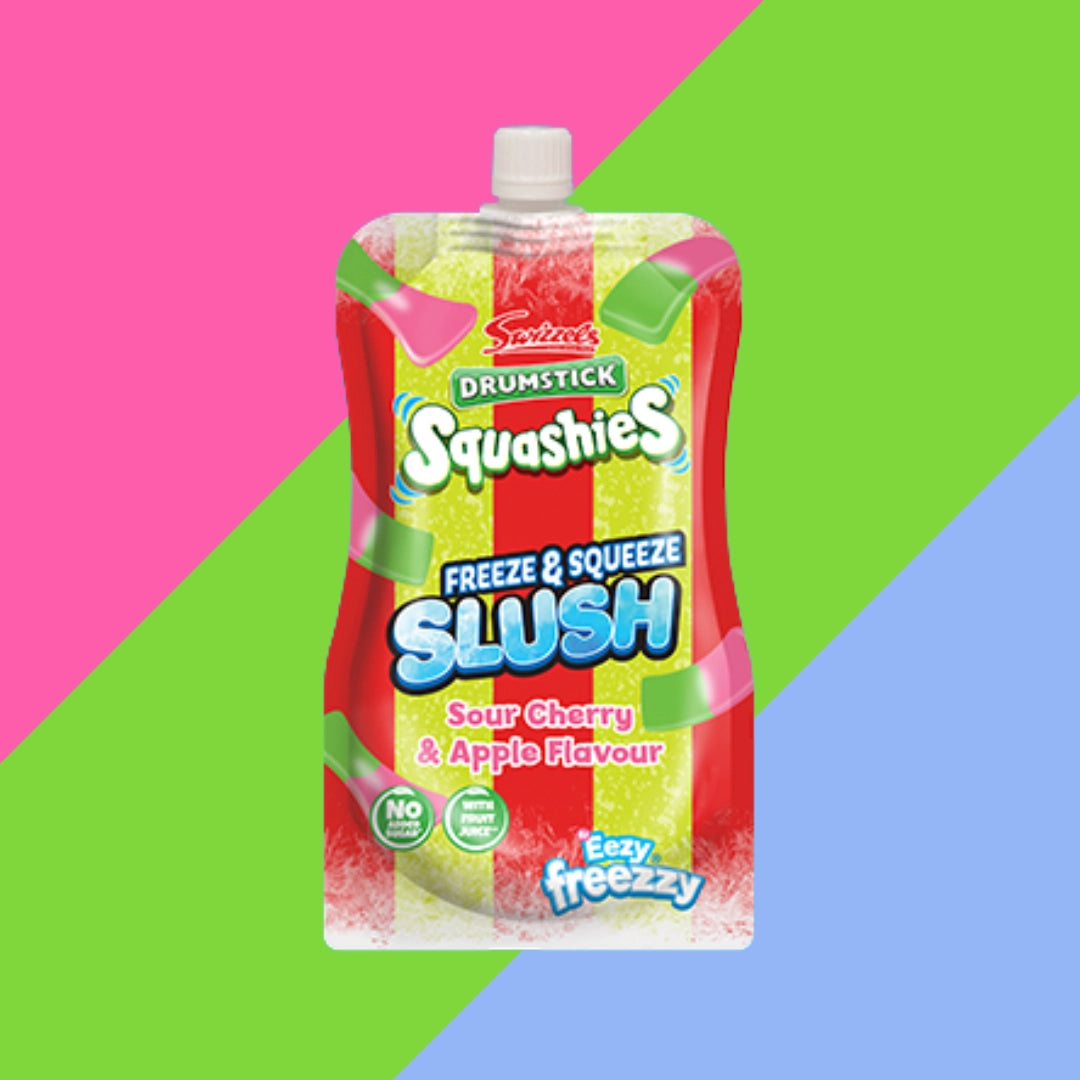 Squashies Slush Pouch - Sour Cherry & Green Apple