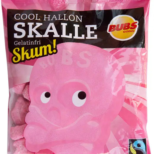 BUBS Sour Mini Raspberry Skulls *Vegan* - BIG BAG