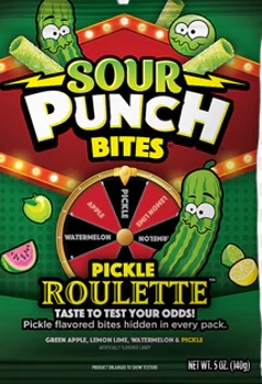 Sour Punch Pickle Roulette Bites