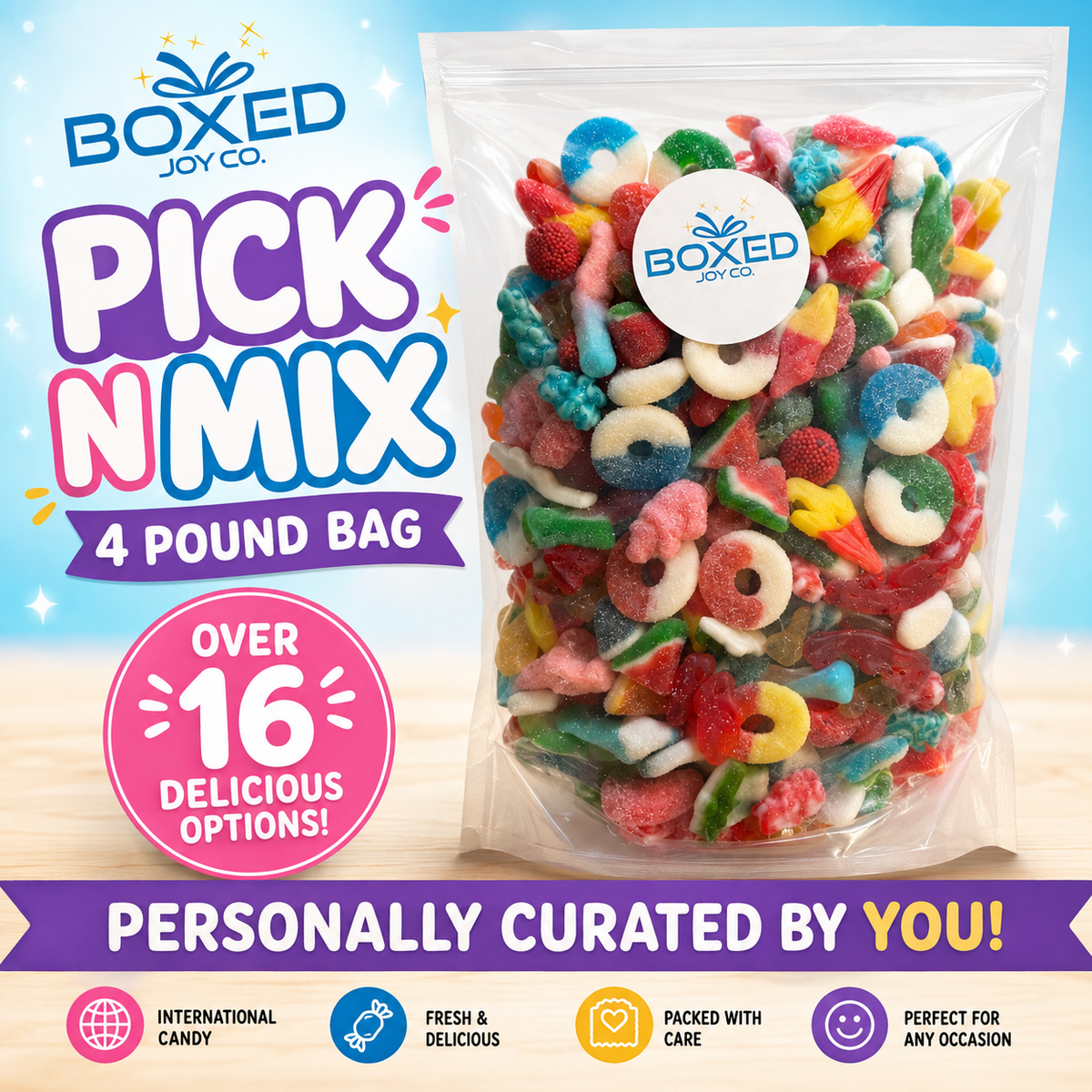 Pick n' Mix - 2 pounds – Boxed Joy Co.