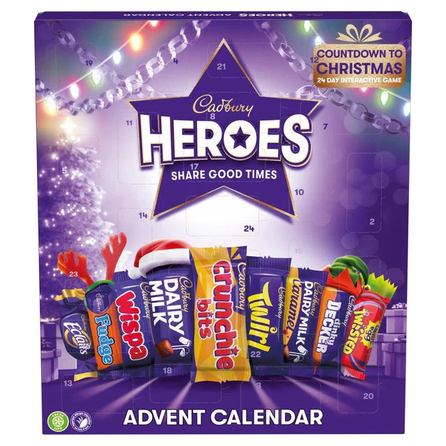 Cadbury Heros Advent Calendar - 24 days