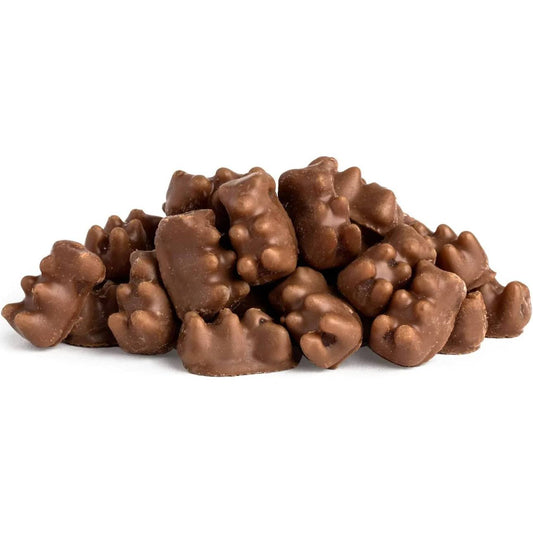 Milk Chocolate Covered Gummy Bears - 1/2 pound